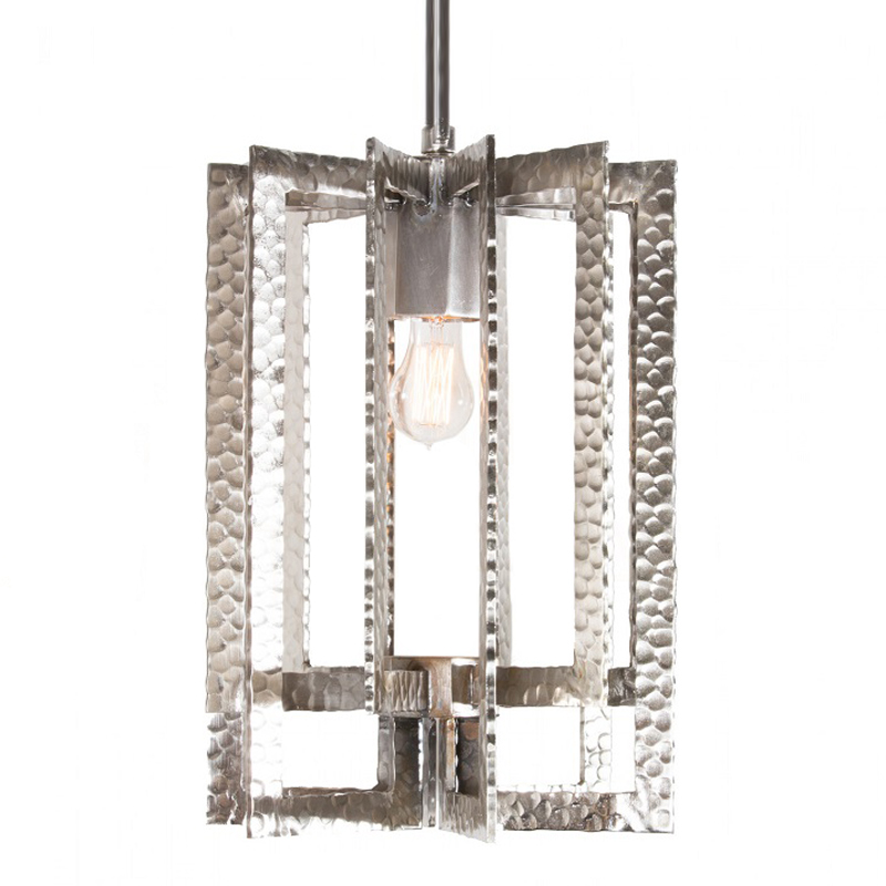 Подвесной Светильник Textured Cage Pendant Lamp silver Серебряный в Нижнем Новгороде | Loft Concept 