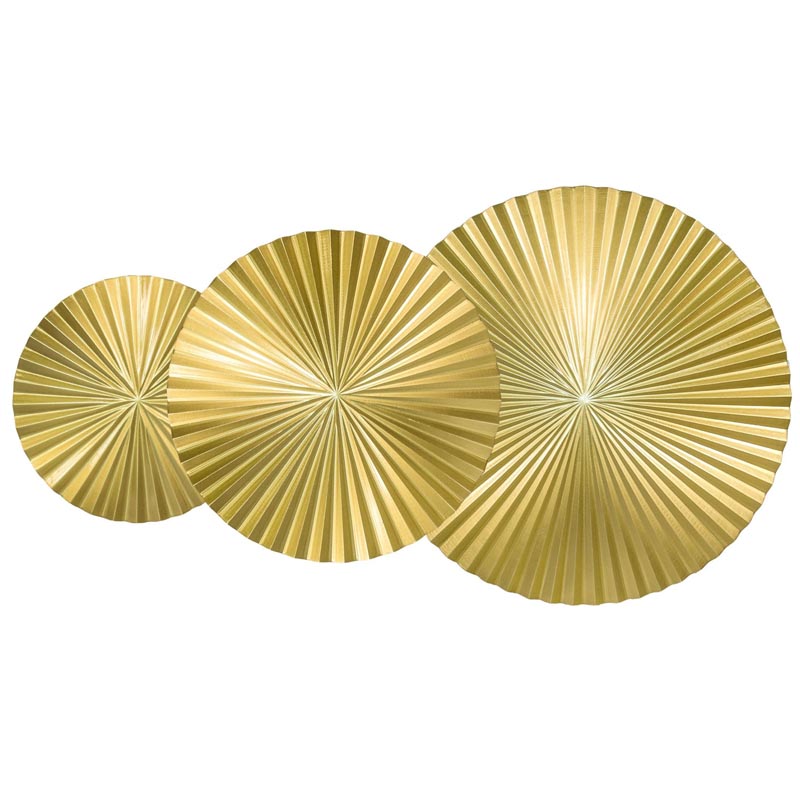 Арт-объект Apollo Gold Wall Plaque Disc 3 Золотой в Нижнем Новгороде | Loft Concept 