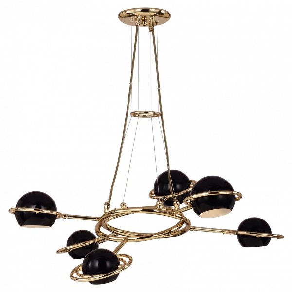 Люстра Delightfull Cosmo Suspention Light Black 6 Черный в Нижнем Новгороде | Loft Concept 