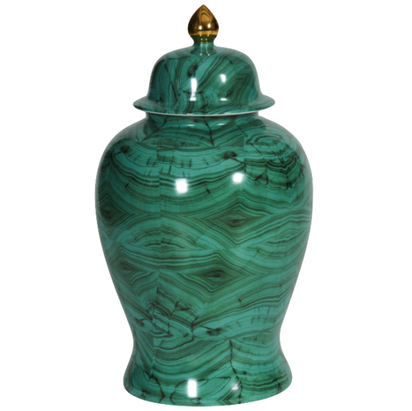 Ваза с крышкой Malachite Vase Малахит в Нижнем Новгороде | Loft Concept 