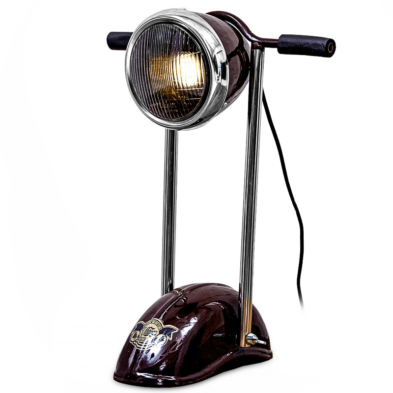 Настольная лампа Moto Loft Table lamp Бургундский красный в Нижнем Новгороде | Loft Concept 