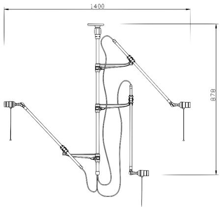 Потолочный светильник Steampunk Extension Pole в Нижнем Новгороде