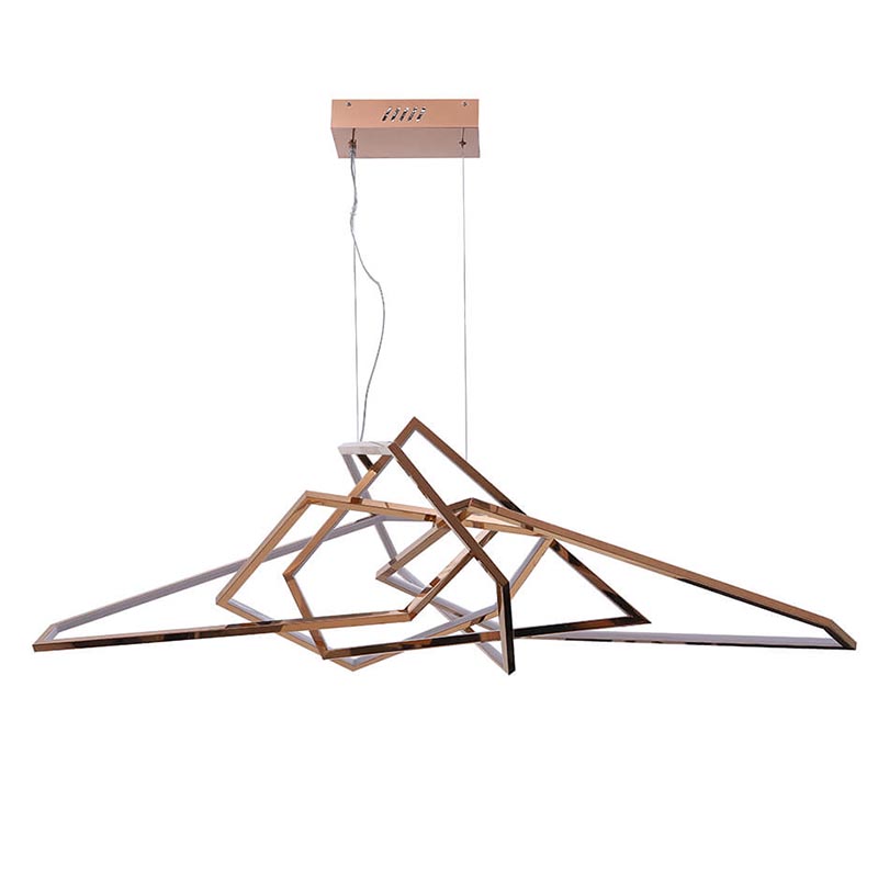 Люстра Geometric Plexus Gold Chandelier Золотой в Нижнем Новгороде | Loft Concept 