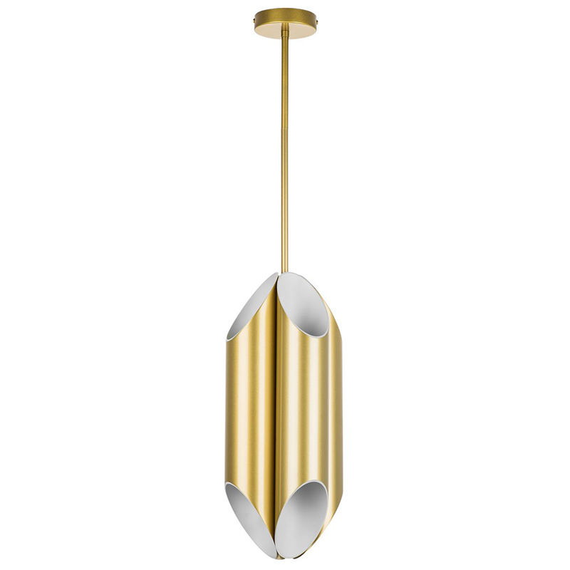 Подвесной светильник Garbi Gold Pipe Organ Hanging Lamp Золотой Белый в Нижнем Новгороде | Loft Concept 