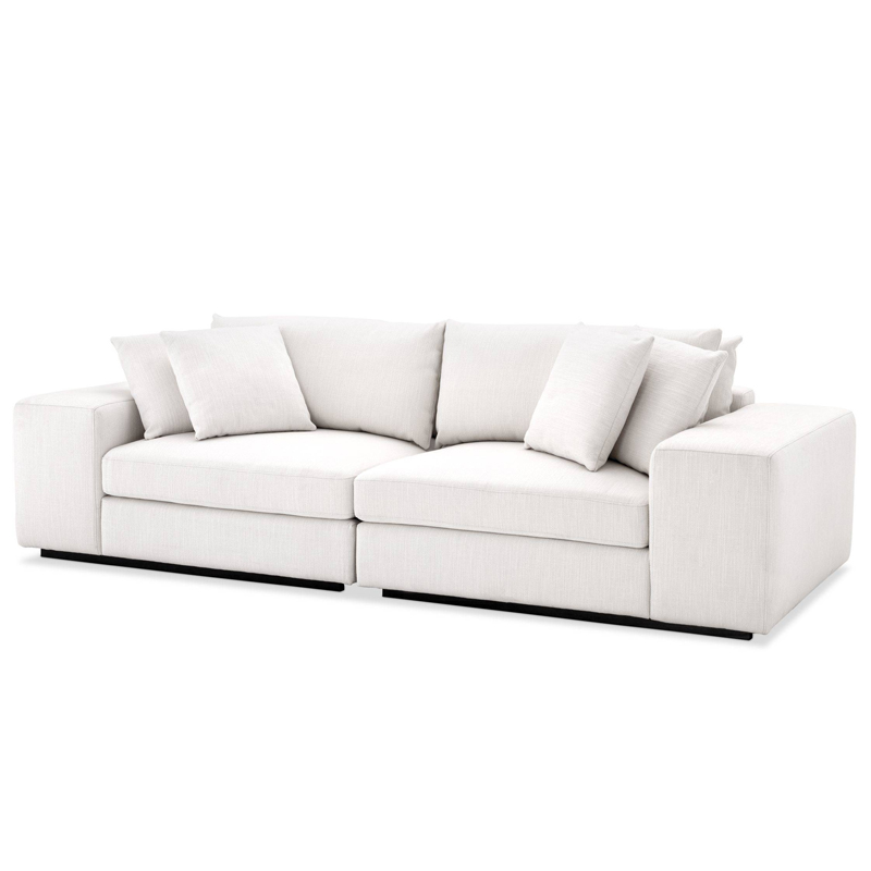 Диван Eichholtz Sofa Vista Grande white Белый Черный в Нижнем Новгороде | Loft Concept 