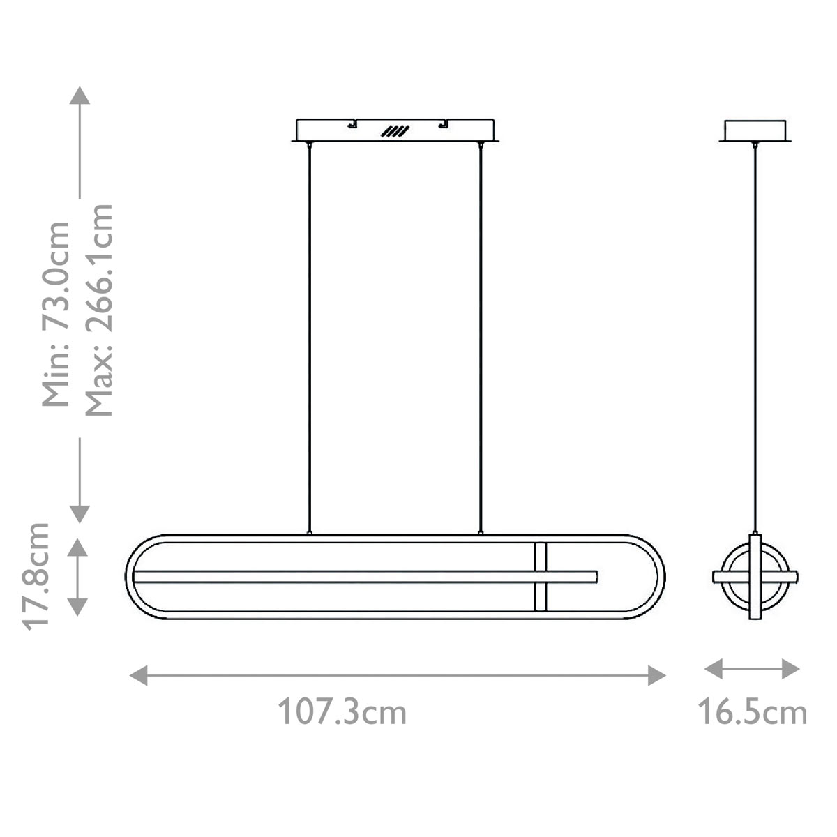 Подвесной светильник с вытянутой овальной формой Eurofase в Нижнем Новгороде