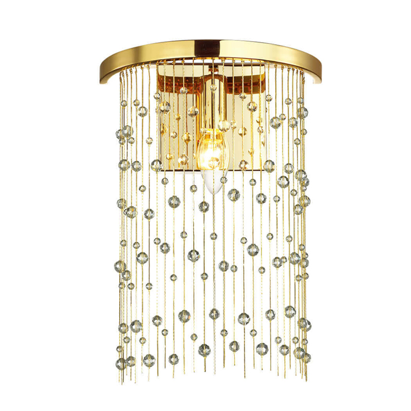 Бра Hailstorm Rain Wall lamp gold Прозрачный (Transparent) Золотой в Нижнем Новгороде | Loft Concept 