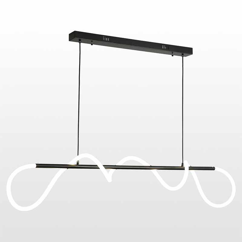 Люстра Luke Lampco Tracer Chandelier Black Line Белый Черный в Нижнем Новгороде | Loft Concept 