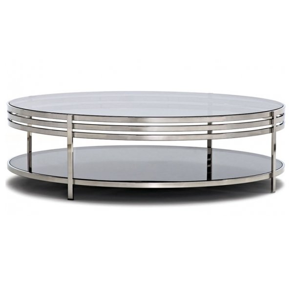 Столик Ula Round coffee table ULA002 Нержавеющая сталь в Нижнем Новгороде | Loft Concept 