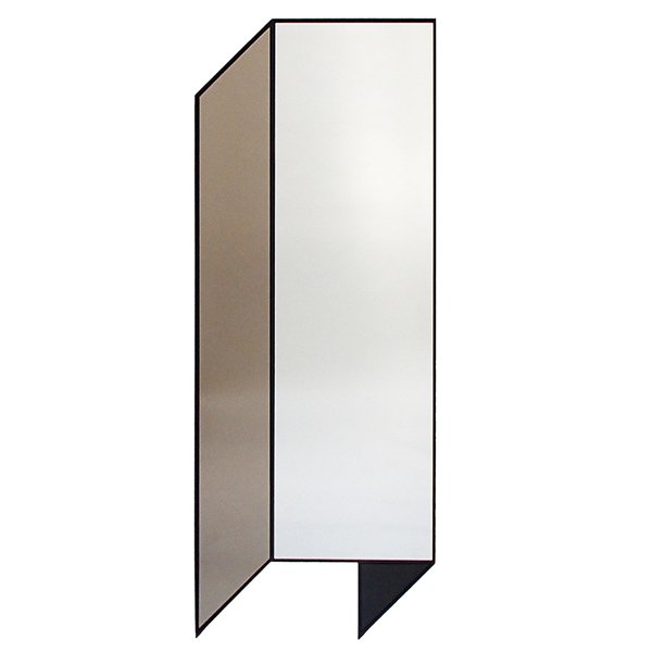 Зеркало Bower Fold Floor Shape Mirror Прозрачный Черный Серый в Нижнем Новгороде | Loft Concept 