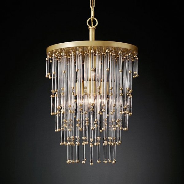 Люстра Restoration Hardware Luciano Chandelier 14 Латунь в Нижнем Новгороде | Loft Concept 