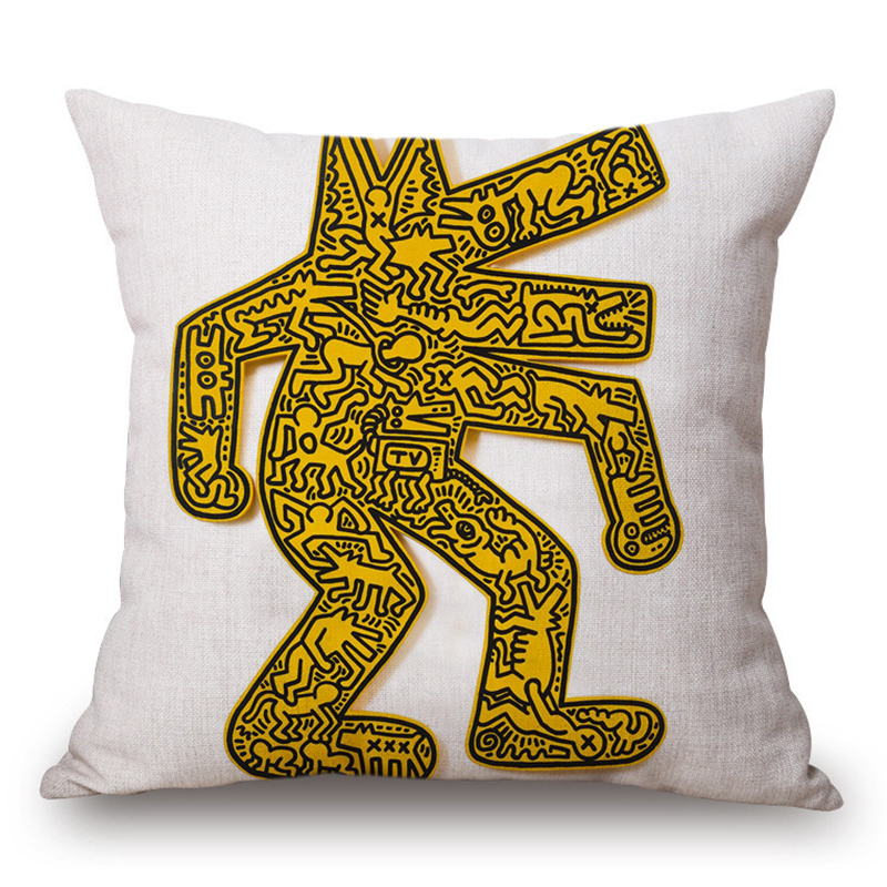 Подушка Keith Haring 14 Мульти в Нижнем Новгороде | Loft Concept 