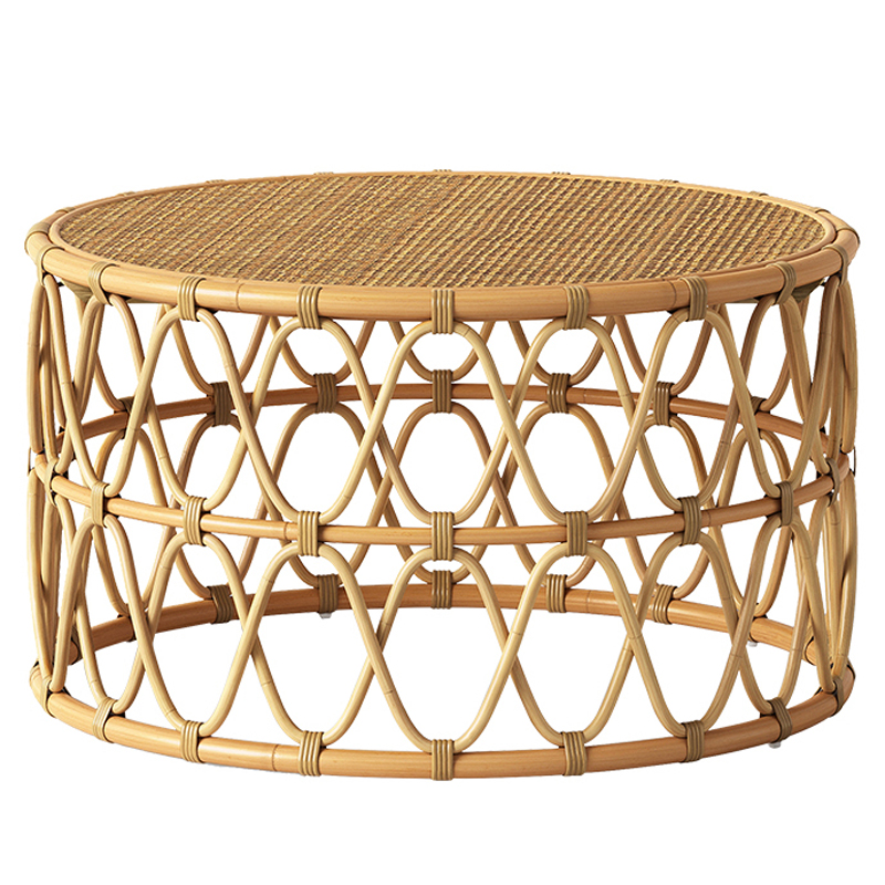 Кофейный стол Lotta Wicker Coffee Table Древесина в Нижнем Новгороде | Loft Concept 