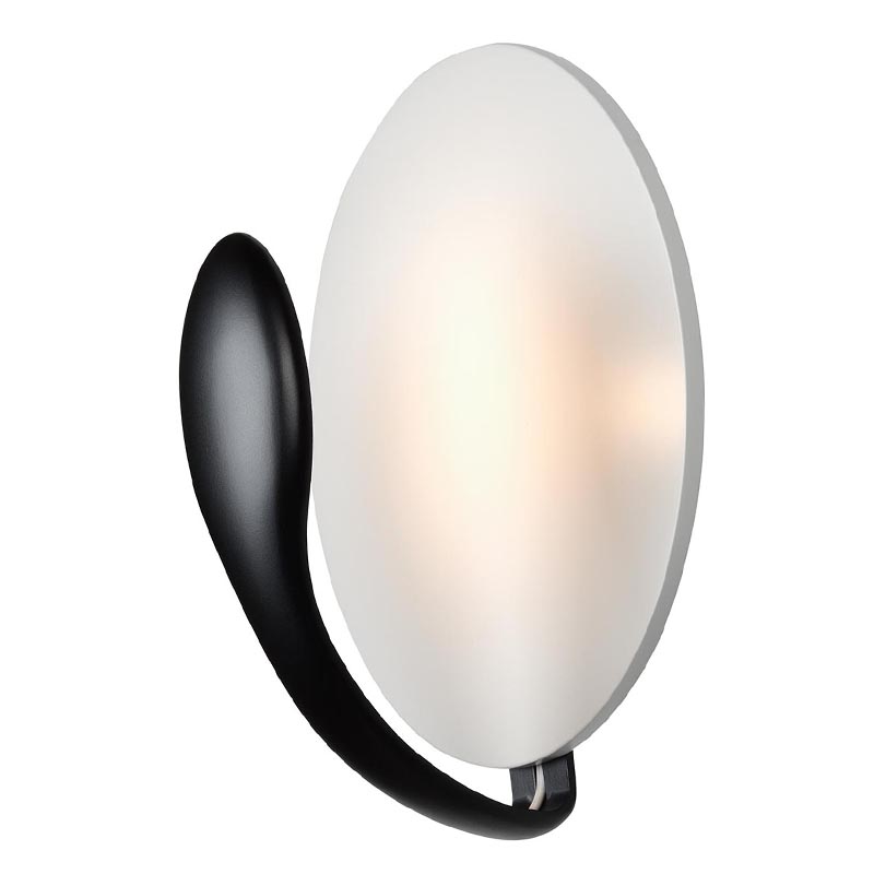 Бра Devi Black Spot Wall Lamp Белый Черный в Нижнем Новгороде | Loft Concept 