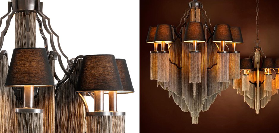 Люстра Eichholtz Chandelier Fringe L - Loft-Concept в Нижнем Новгороде