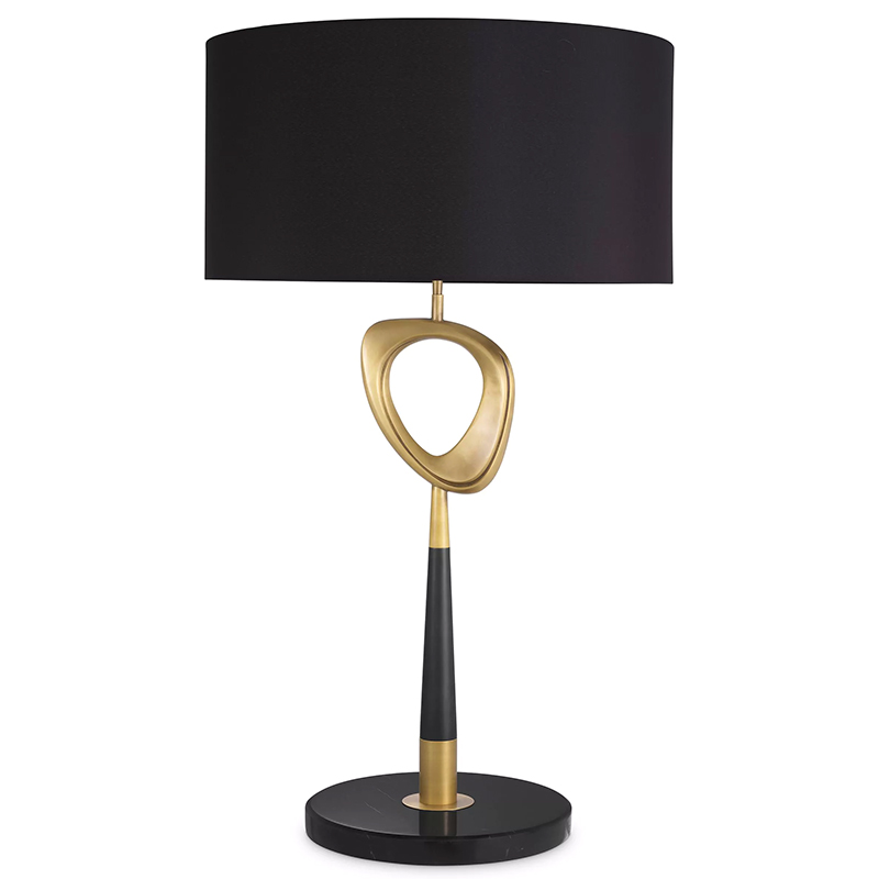 Настольная лампа Eichholtz Table Lamp Celine Латунь Черный в Нижнем Новгороде | Loft Concept 