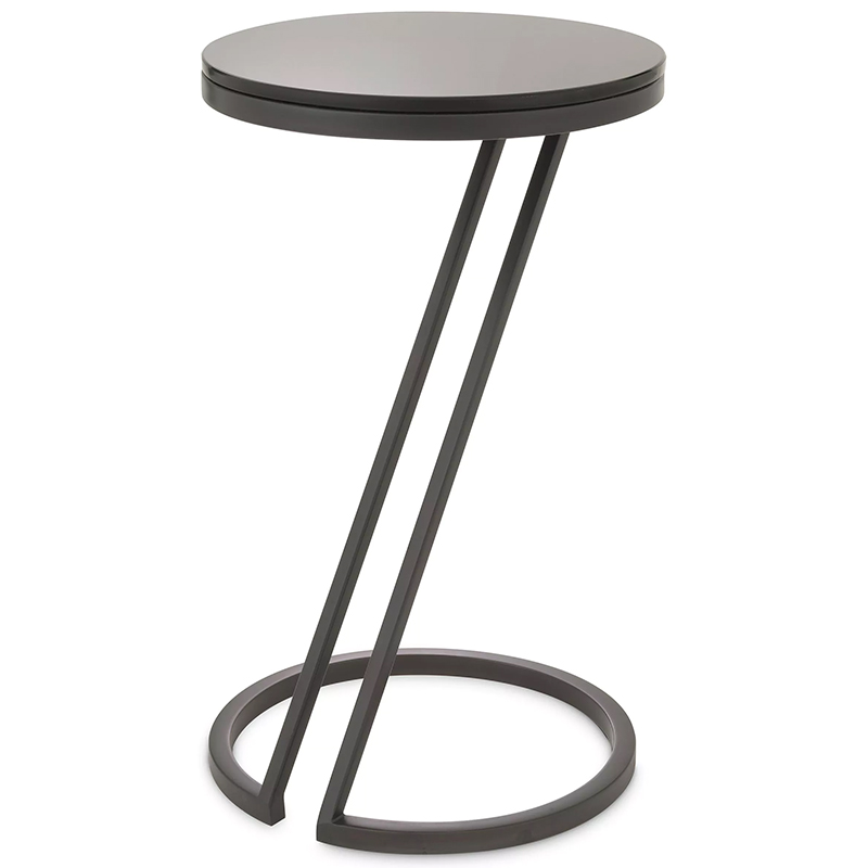 Приставной стол Eichholtz Side Table Falcone Black Черный в Нижнем Новгороде | Loft Concept 