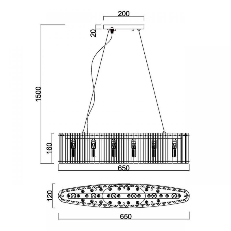 Люстра Board Chandelier в Нижнем Новгороде