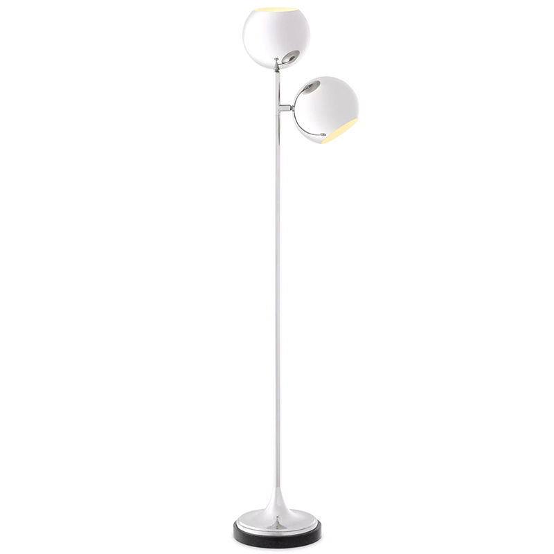 Торшер Eichholtz Floor Lamp Compton Nickel Никель в Нижнем Новгороде | Loft Concept 