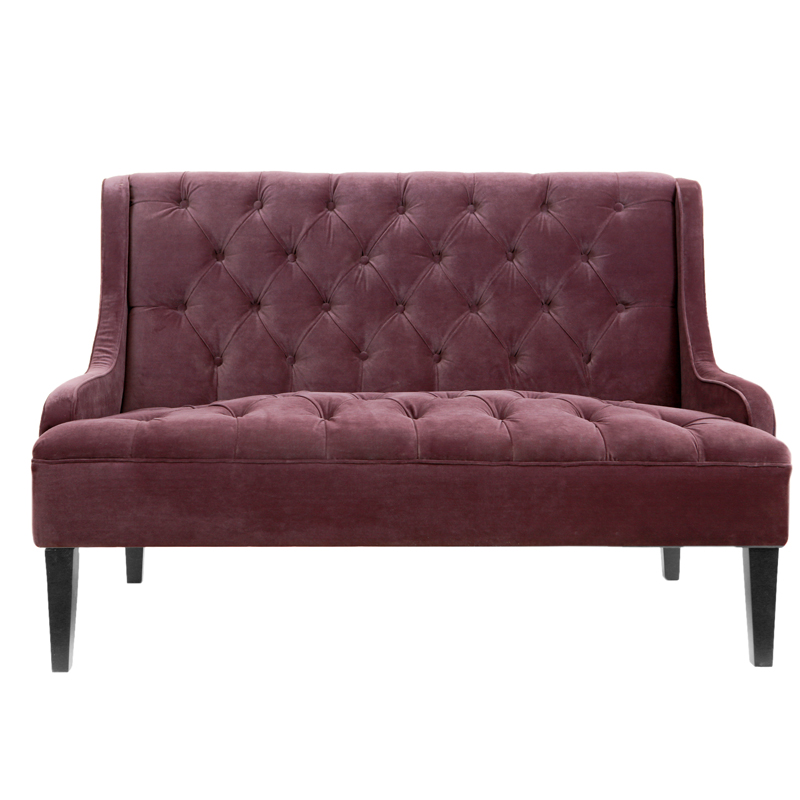 Диван Folket Sofa velour Бургундский красный в Нижнем Новгороде | Loft Concept 