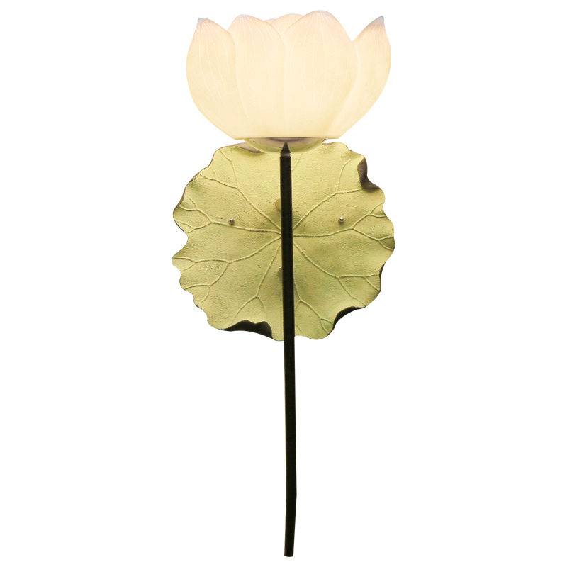 Бра White Lotus Flower Sconce Белый Зеленый шалфей в Нижнем Новгороде | Loft Concept 