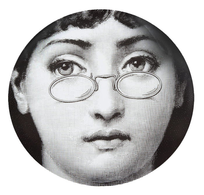 Декоративная тарелка Fornasetti 155 Черный Декоративная тарелка Fornasetti 155 Черный в Нижнем Новгороде | Loft Concept