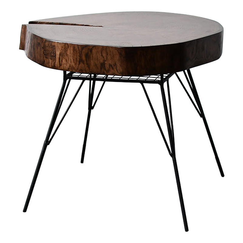 Кофейный стол Bains Industrial Metal Rust Coffee Table Коричневый Черный в Нижнем Новгороде | Loft Concept 