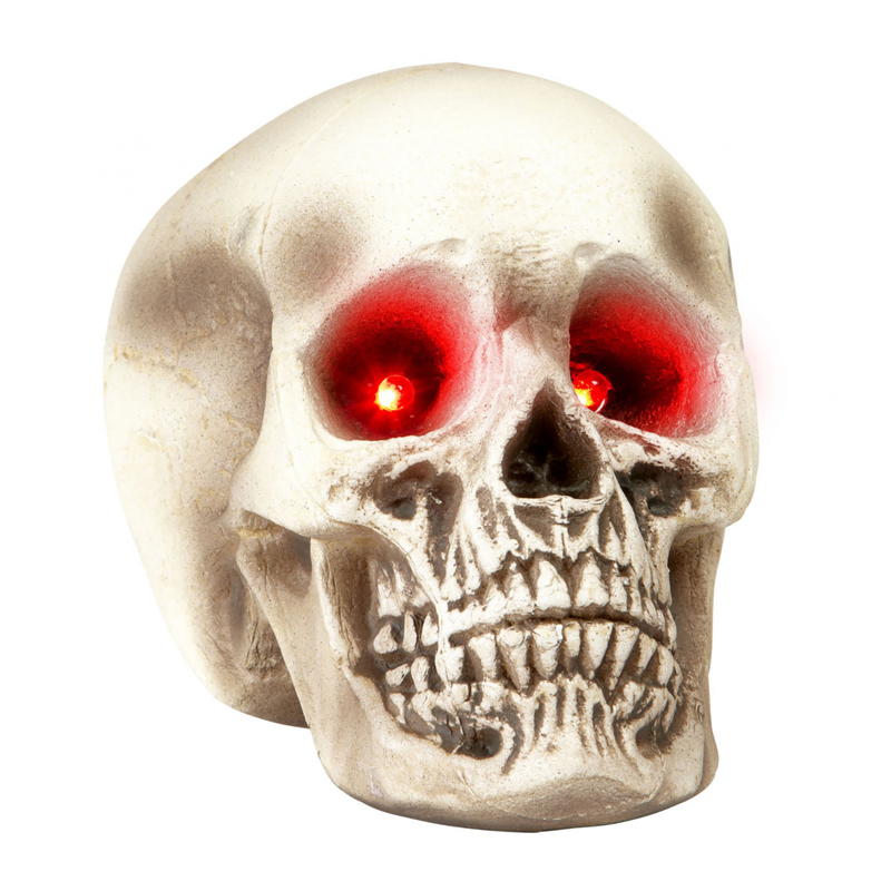 Аксессуар HALLOWEEN Skull Red Eyes Серый в Нижнем Новгороде | Loft Concept 