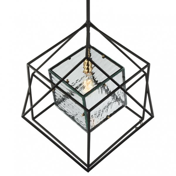 Люстра Glass Cub Pendant 61 Черный в Нижнем Новгороде | Loft Concept 