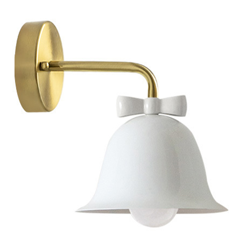 Бра Колокольчик Bell with Bow White Wall Lamp Белый Белый Красный Морская синь Золотой в Нижнем Новгороде | Loft Concept 