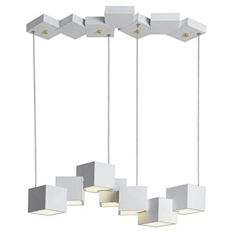 Дизайнерский светодиодный светильник Белый Eight Squares Lamp Белый в Нижнем Новгороде | Loft Concept 