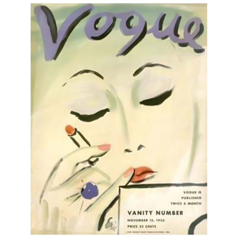 Постер Vogue Cover 1933 November  в Нижнем Новгороде | Loft Concept 