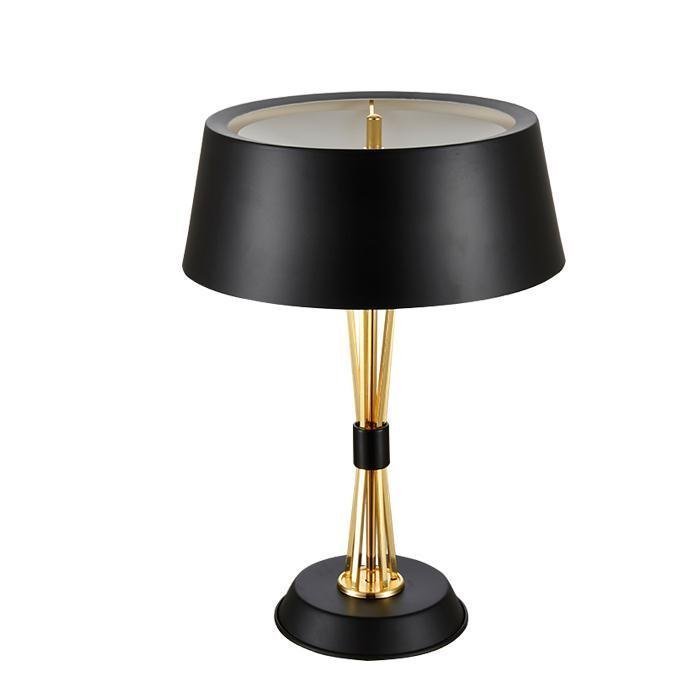 Настольная лампа MILES TABLE LAMP Delightful Глянцевое золото Черный Белый в Нижнем Новгороде | Loft Concept 