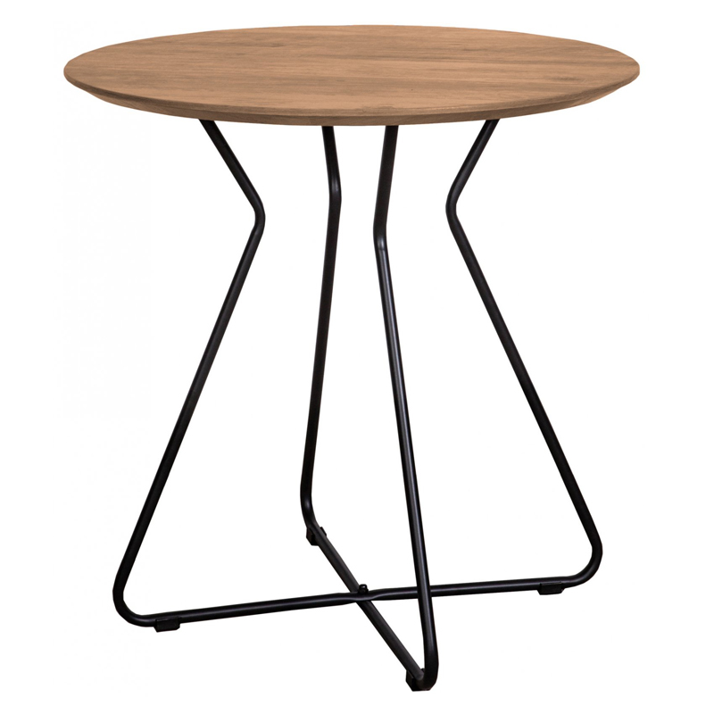 Приставной стол Matron Table round Черный Орех в Нижнем Новгороде | Loft Concept 