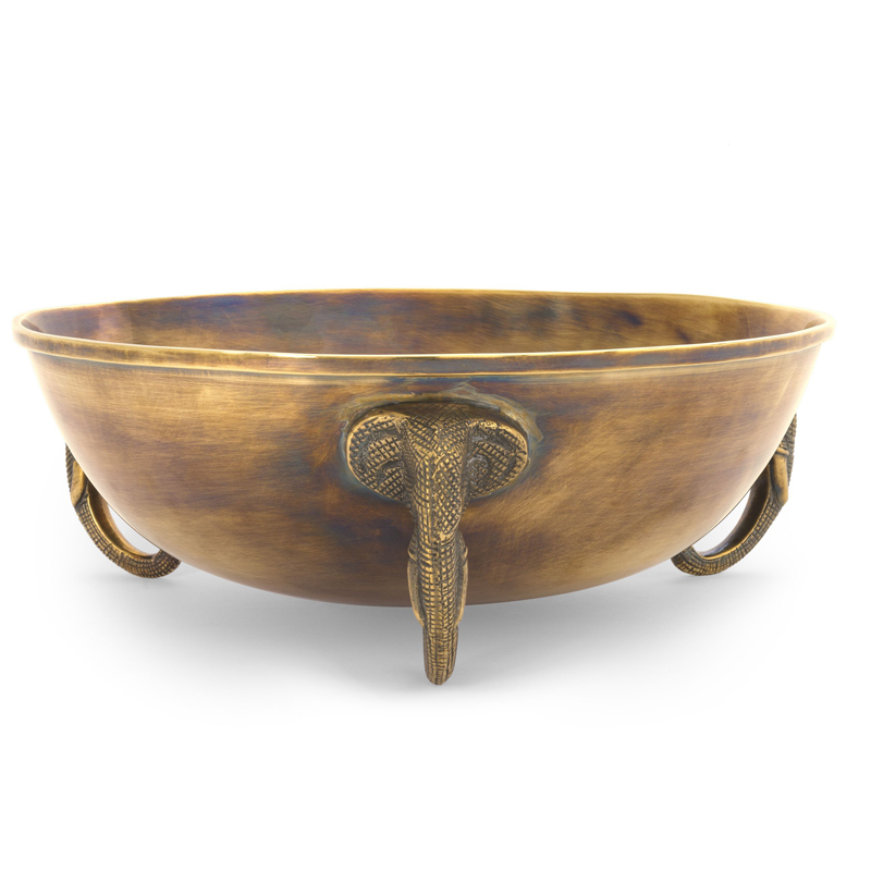 Чаша Eichholtz Bowl Maharaja brass Винтажная латунь в Нижнем Новгороде | Loft Concept 