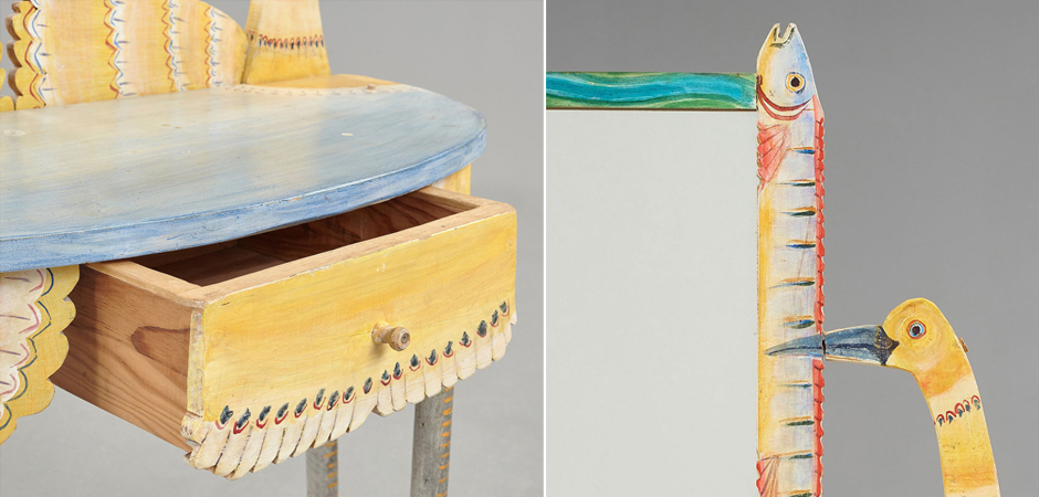 Туалетный Столик Painted Wood Dressing Table - Loft-Concept в Нижнем Новгороде