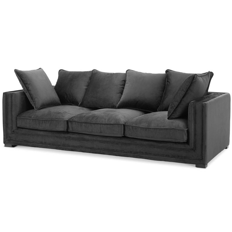 Диван Eichholtz Sofa Menorca black Черный в Нижнем Новгороде | Loft Concept 