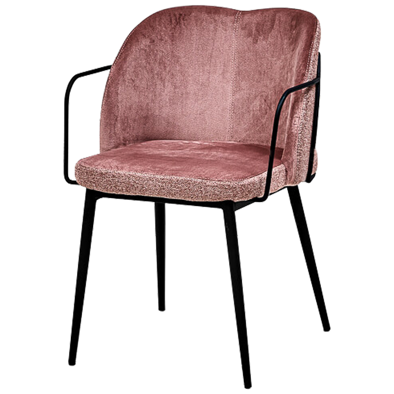 Стул Raymond Stool pink Дымчатая Роза Черный в Нижнем Новгороде | Loft Concept 