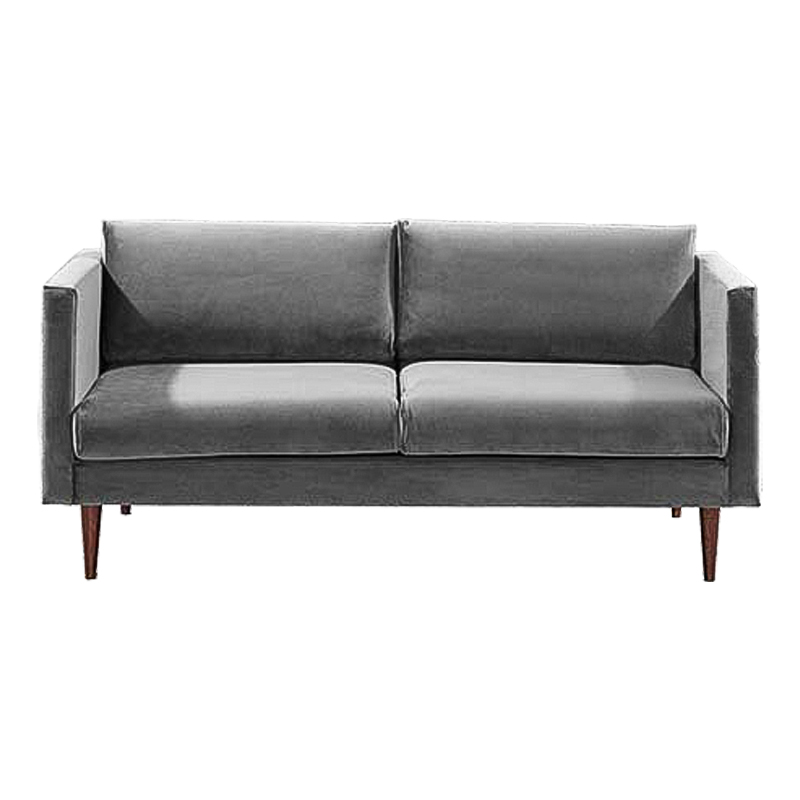 Диван Simple Forms Sofa Gray Серый Коричневый в Нижнем Новгороде | Loft Concept 