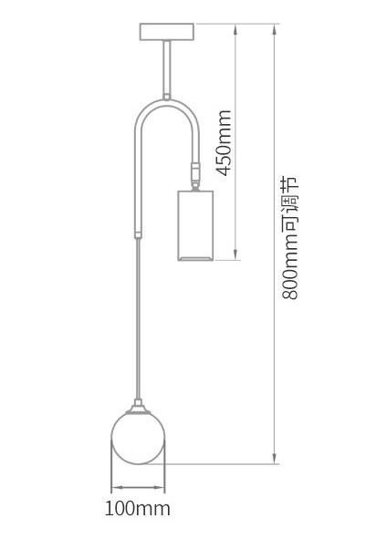 Потолочный светильник Ando Wooden Metal Brass Light 2 плафона в Нижнем Новгороде