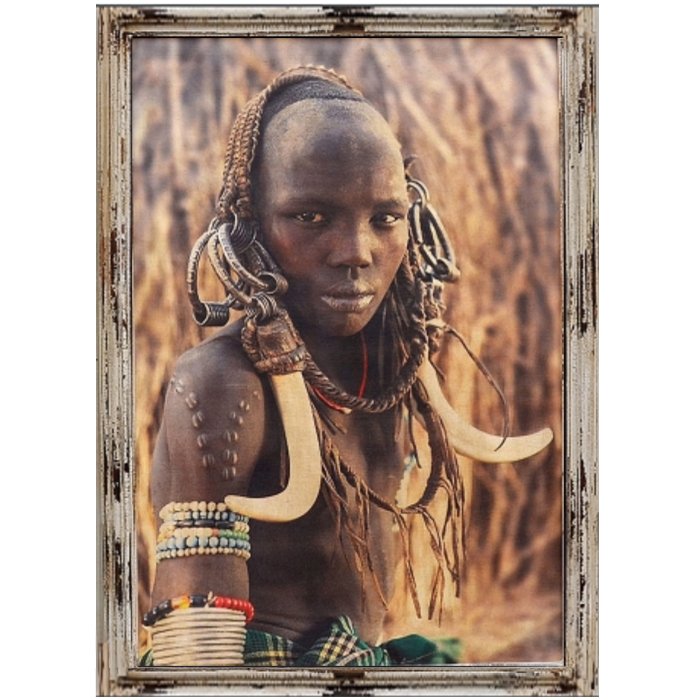 Постер Jovem Mursi  Omo Valley Ethiopia  в Нижнем Новгороде | Loft Concept 