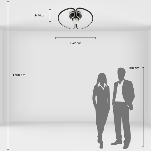 Потолочный светильник черного цвета круглой формы Luke Lampco Tracer Lamp в Нижнем Новгороде