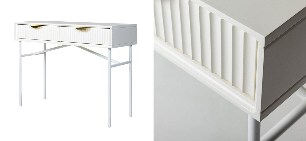 Консоль Antique Order Белая - фото