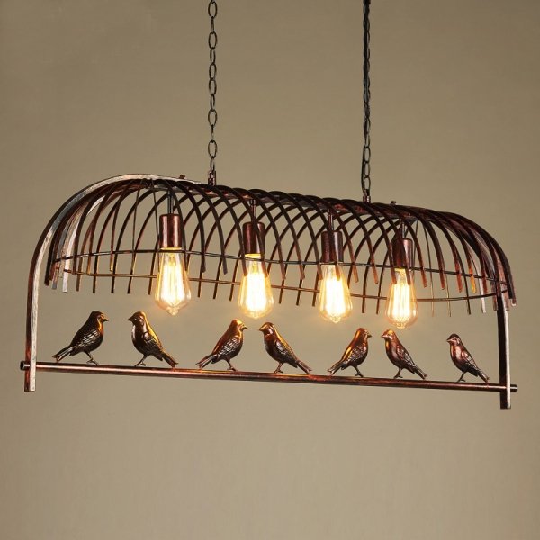 Люстра Bird Trough Pendant Коричневый в Нижнем Новгороде | Loft Concept 