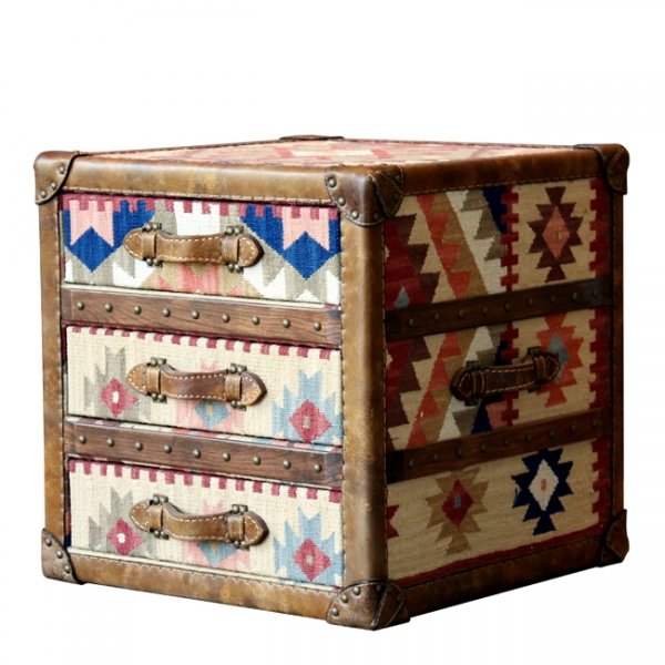 Сундук Kilim Cube Chest Мульти в Нижнем Новгороде | Loft Concept 