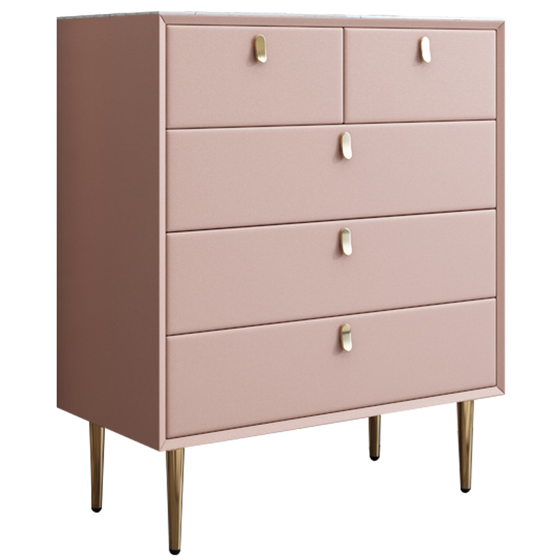 Комод Olson Leather Chest of Drawers 80 Белый Оранжевый Синий Бежевый Светло-серый Розовый в Нижнем Новгороде | Loft Concept 