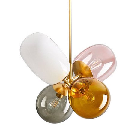 Люстра Candies Modern Balloon Glass Chandelier Золотой Мульти в Нижнем Новгороде | Loft Concept 