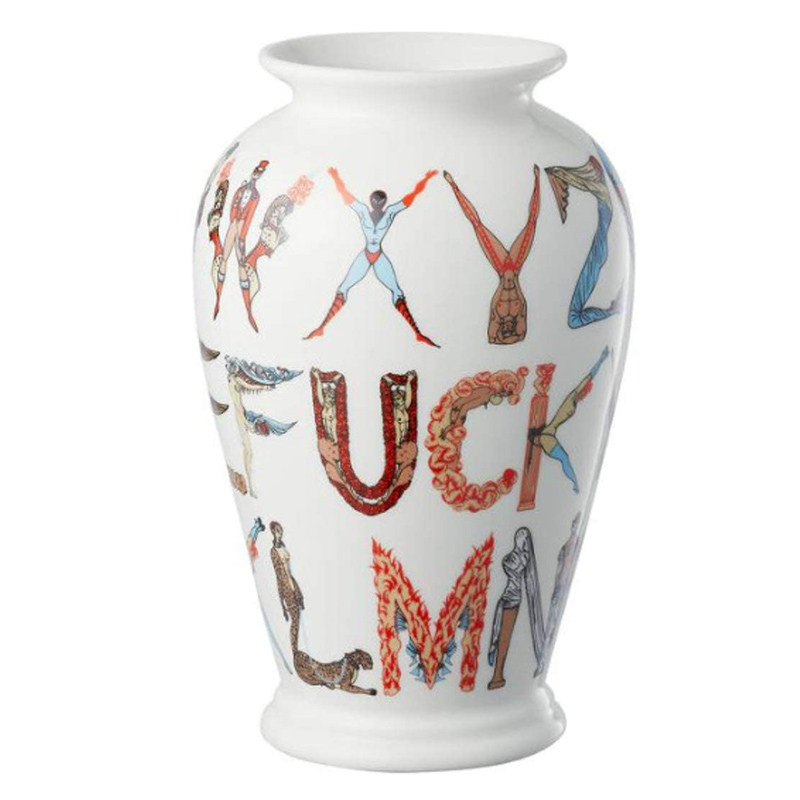 Ваза Supreme Alphabet Vase Белый Мульти в Нижнем Новгороде | Loft Concept 