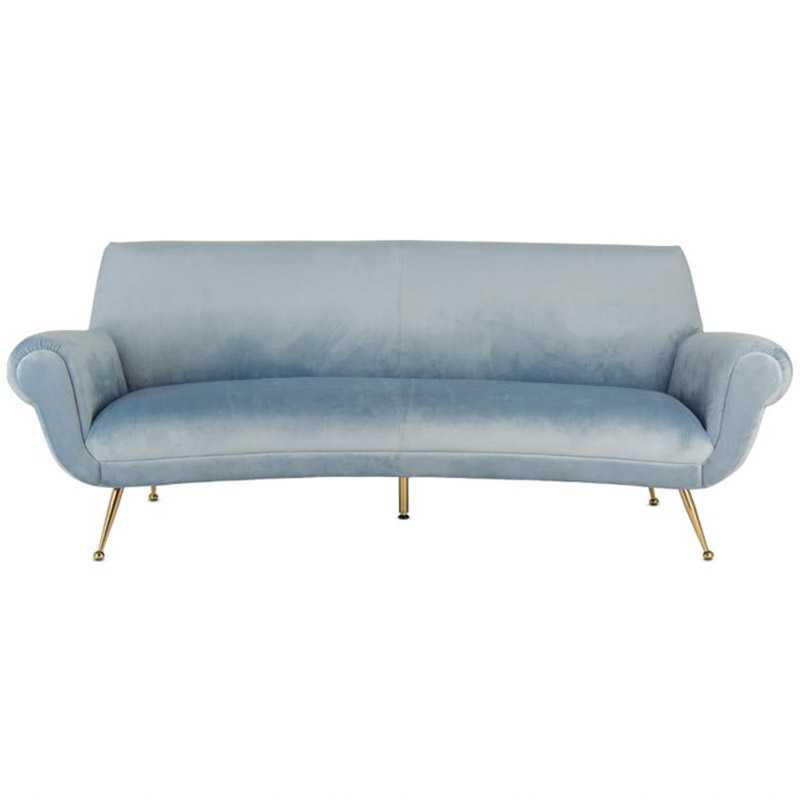 Диван Gigi Radice Lounge Sofa light blue Серо-голубой в Нижнем Новгороде | Loft Concept 