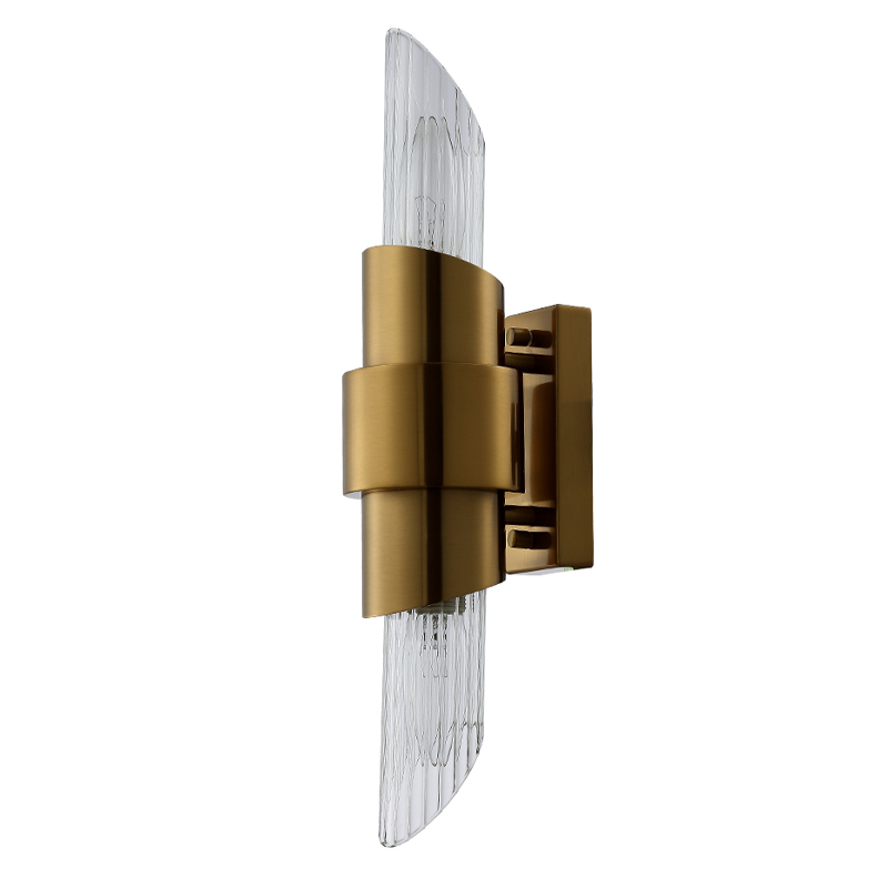 Бра с прозрачным плафоном цилиндрической формы Luxxu Modern Design Бронза Хром Прозрачное Стекло Бра с прозрачным плафоном цилиндрической формы Luxxu Modern Design Бронза Хром Прозрачное Стекло в Нижнем Новгороде | Loft Concept